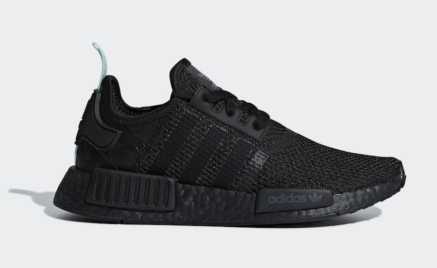 adidas NMD R1 “Mint Glow” Core Black 