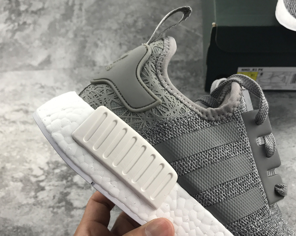 grey and white adidas