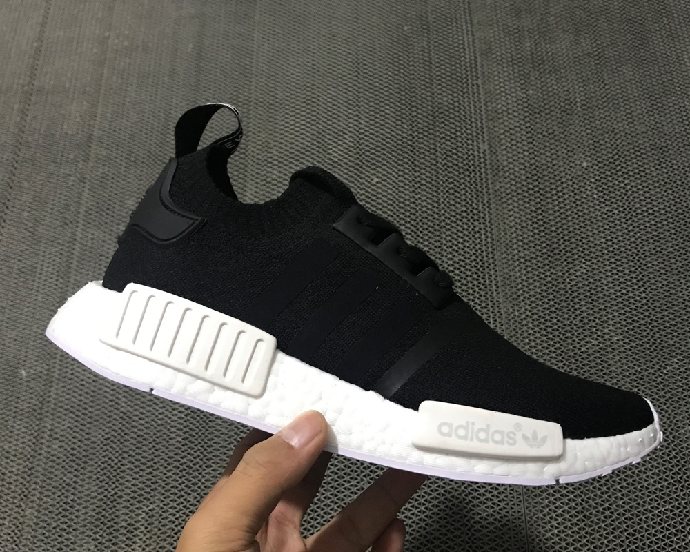 nmd black and white