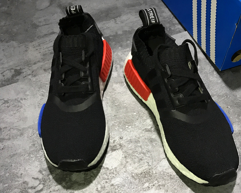 adidas nmd r1 og primeknit black red