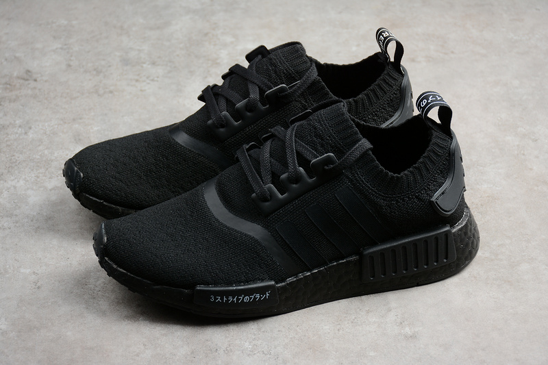 adidas NMD R1 Primeknit Triple Black 