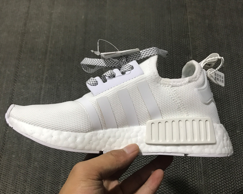 adidas NMD R1 Triple White Reflective For Sale – The Sole Line