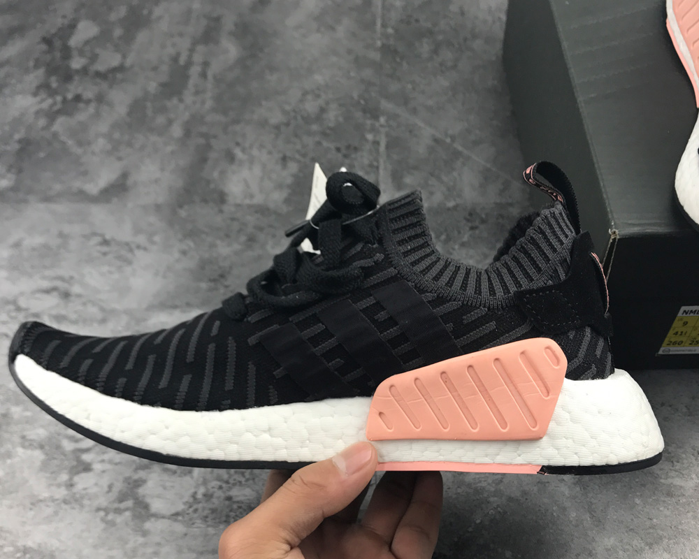 nmd r2 primeknit core black