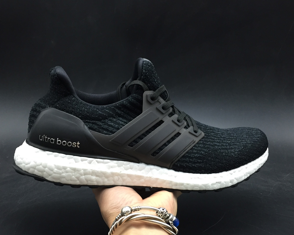 ultra boost black and white 3.0