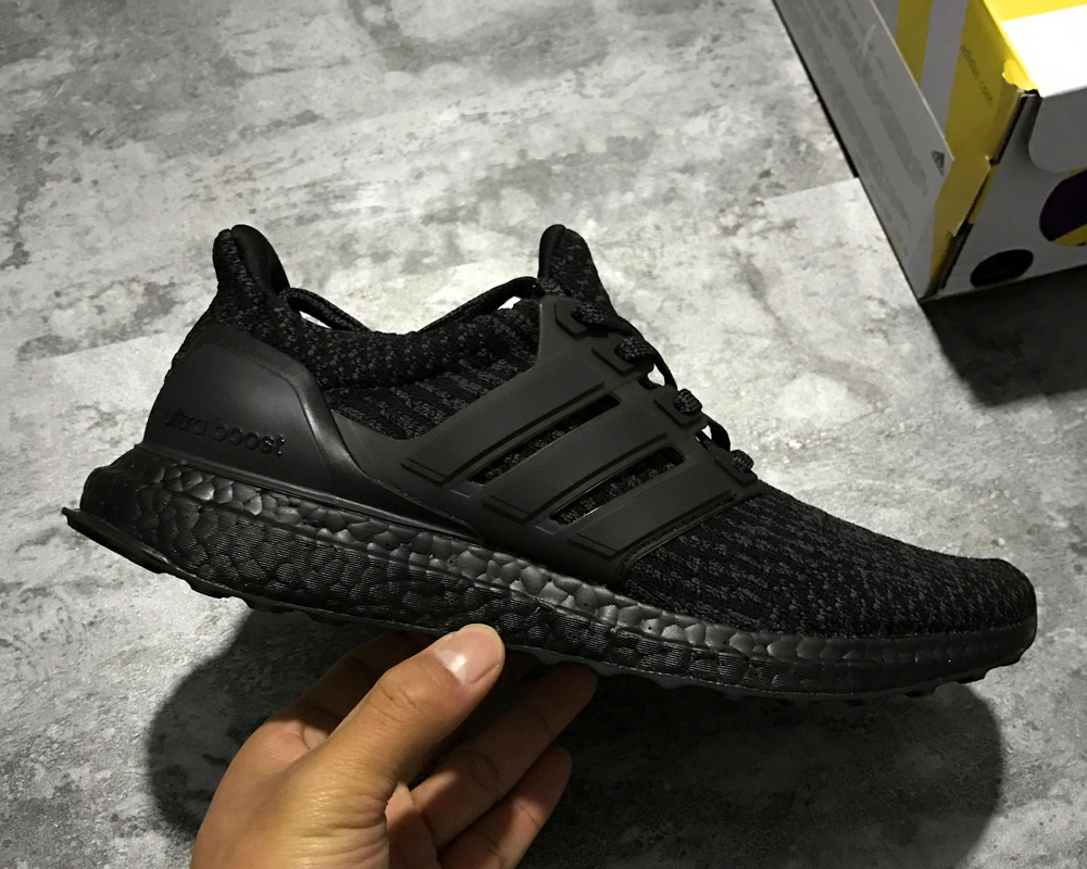 adidas ultra boost all black for sale