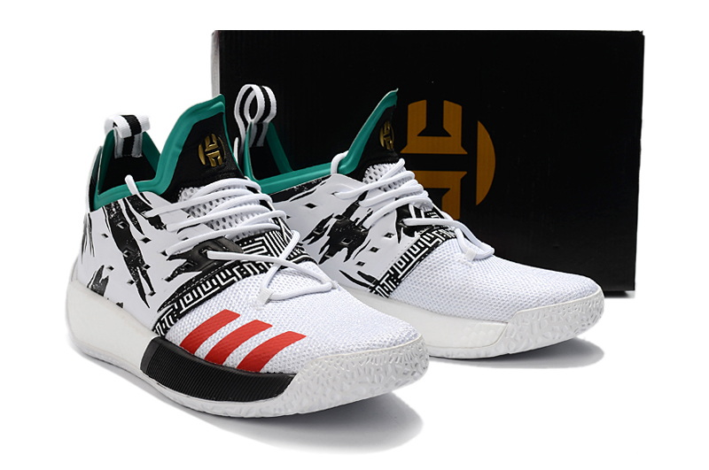 james harden shoes black and white