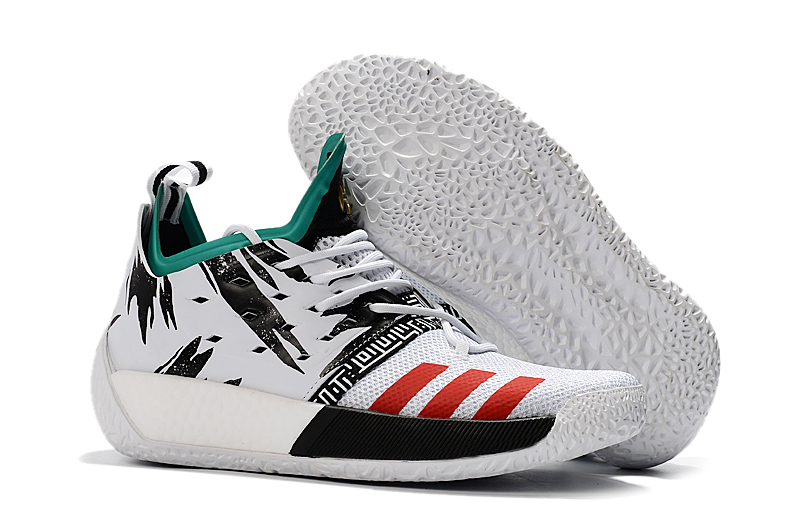 adidas Harden Vol. 2 White/Black Red 