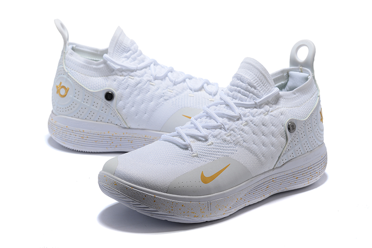 white kd 11 basketball shoes