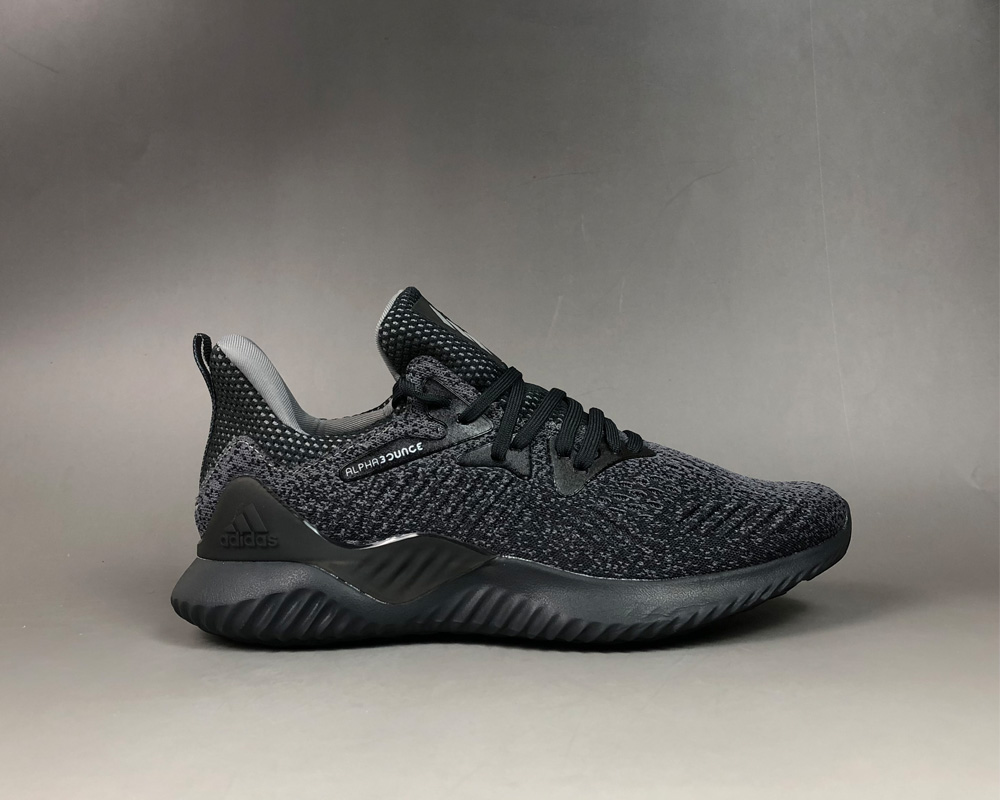 all black adidas alphabounce