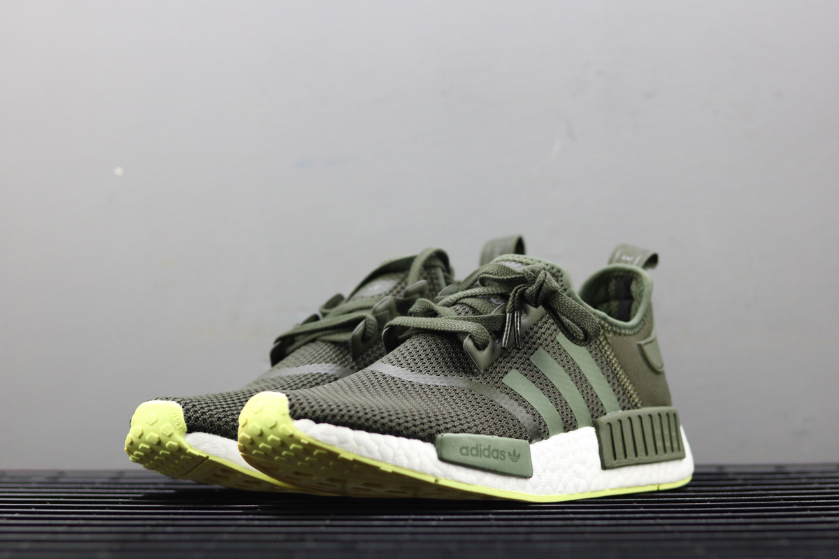 adidas swift run night cargo green & white shoes