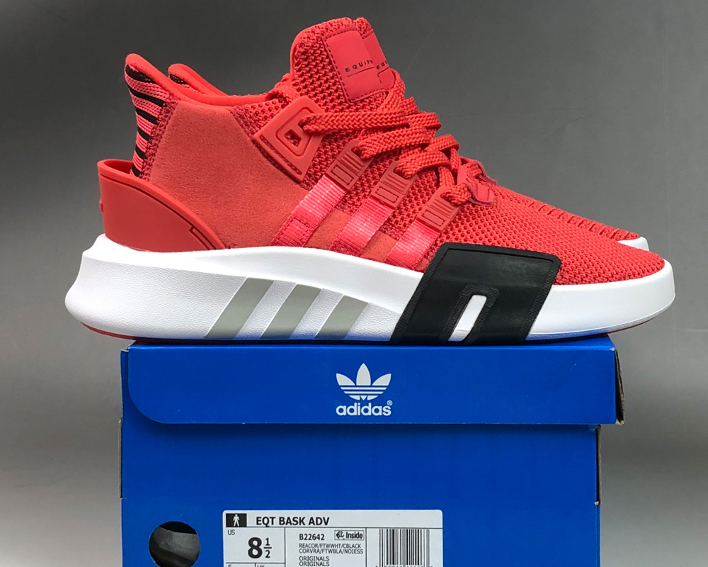 Adidas EQT Bask ADV Red/Cloud White For Sale – The Sole Line