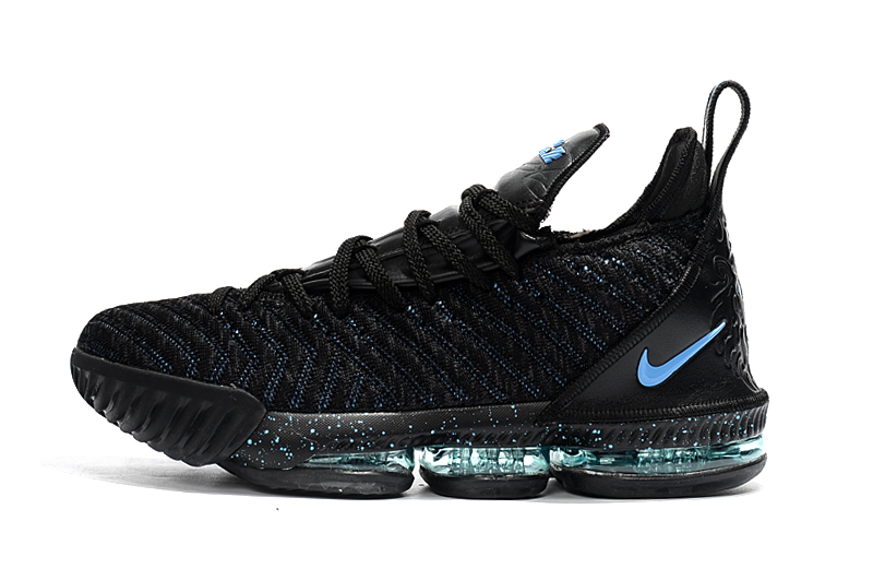 Nike LeBron 16 'BHM' Black Blue For 