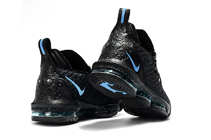 lebron 16 black blue