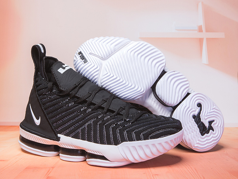 nike lebron xvi black and white