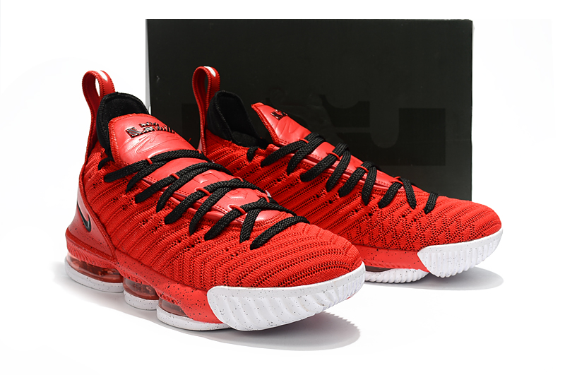 Nike LeBron 16 Red/White-Black For Sale 