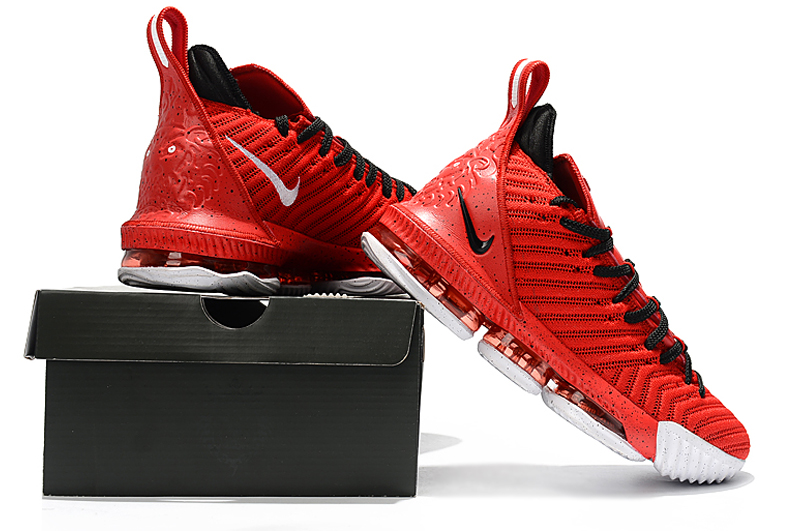 lebron 16 red and black