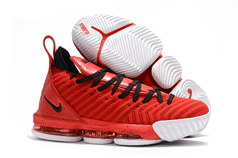 lebron 16 red and black mens