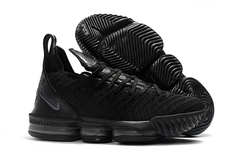 lebron 16 triple black low