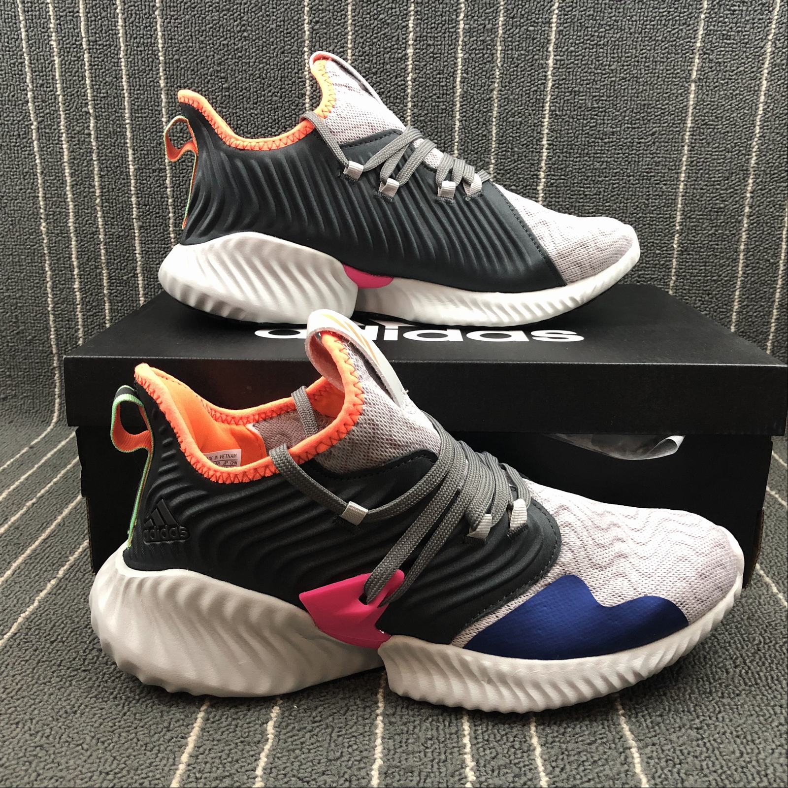 adidas alphabounce grey orange