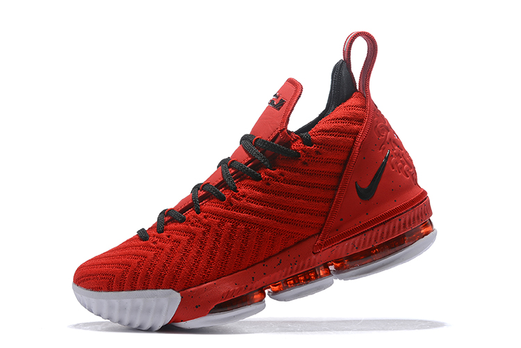 nike lebron red and black