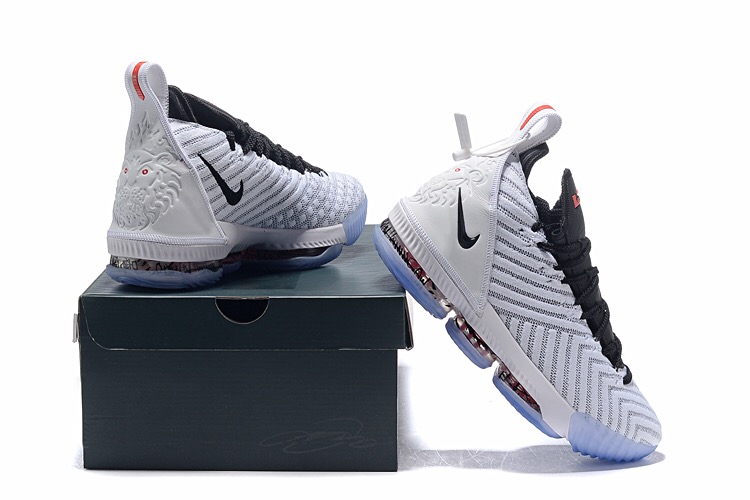 all white lebron 16
