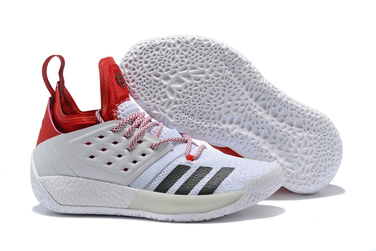 adidas Harden Vol.2 White Red Black For 