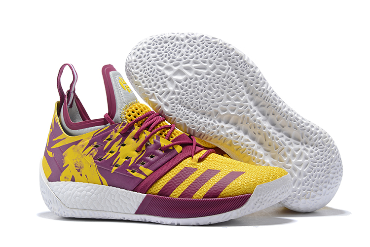 adidas Harden Vol.2 Yellow Purple For 