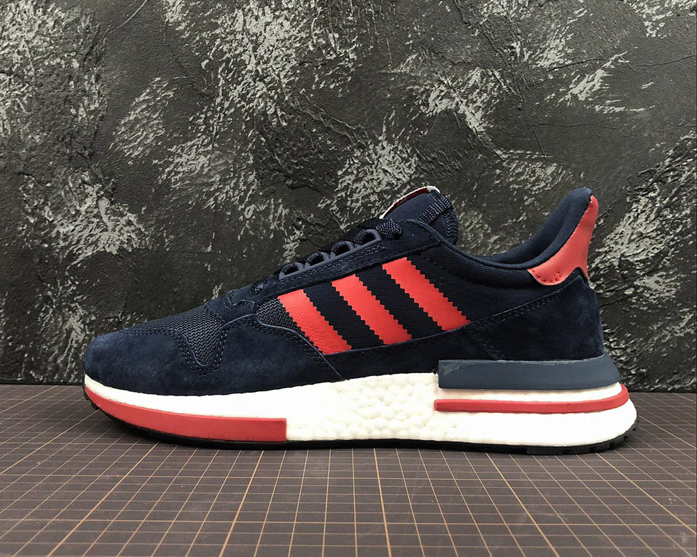 adidas navy blue and white