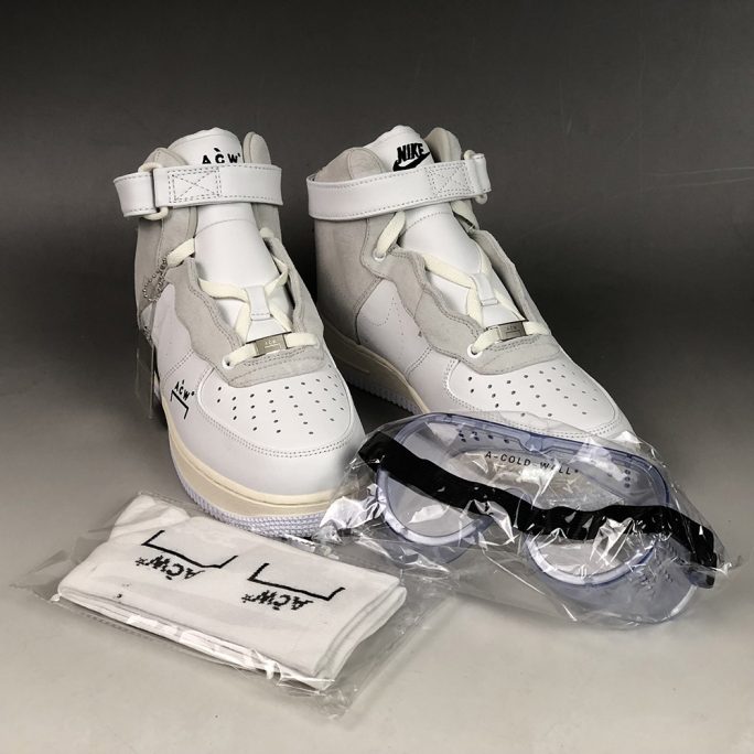 A-Cold-Wall x NikeLab Air Force 1 White Wolf Grey AQ5644-991 For Sale ...