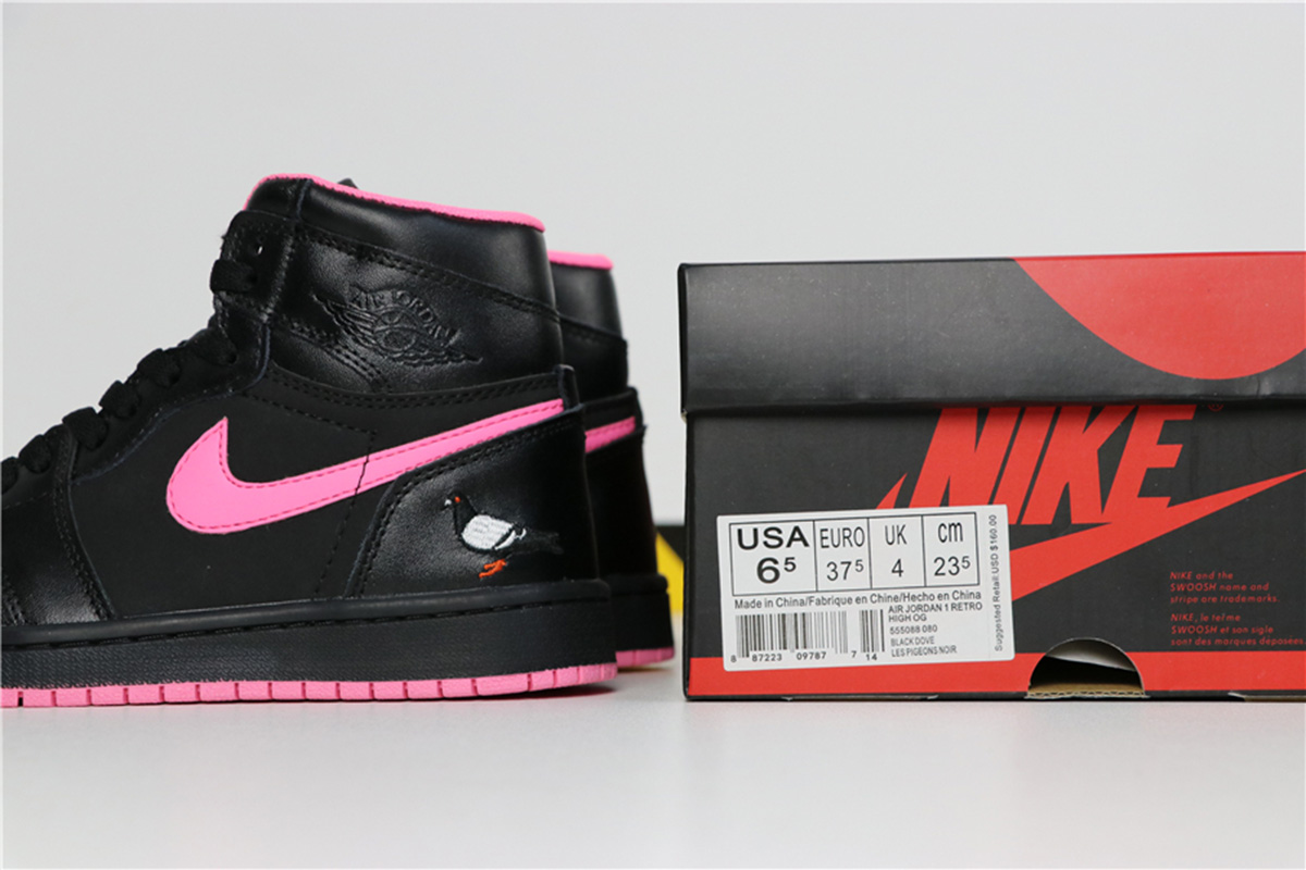 jordan 1 high black pink