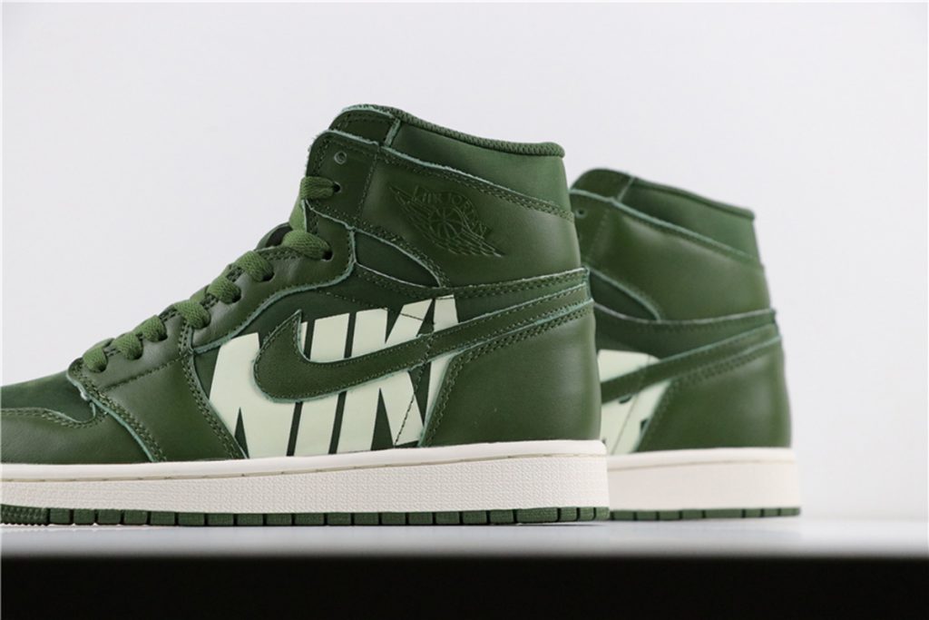 Air Jordan 1 High OG âNike Airâ Olive Canvas/Sail â The Sole Line
