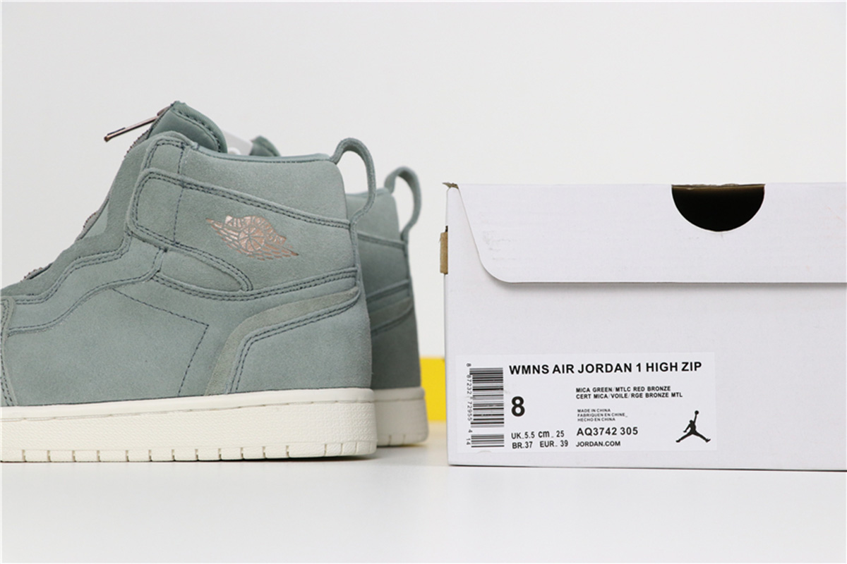 air jordan 1 high zip mica green