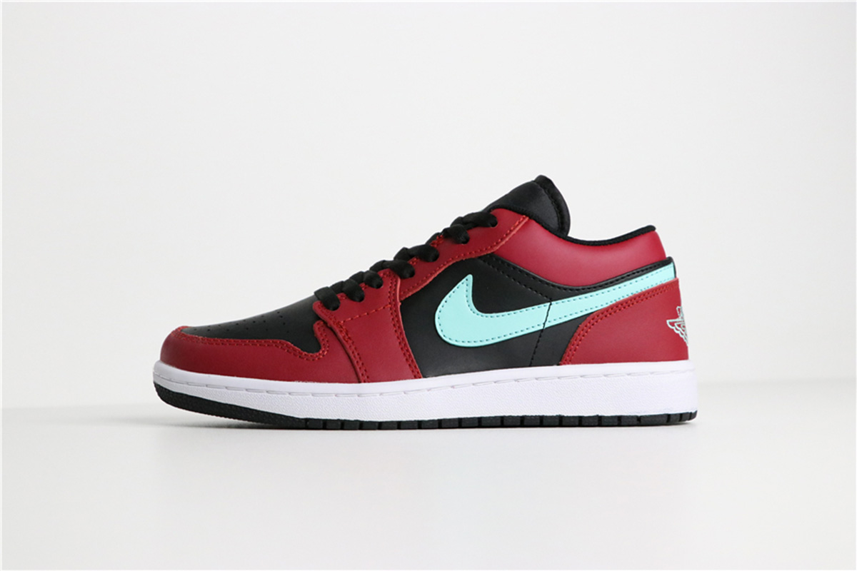 air jordan 1 low red white black