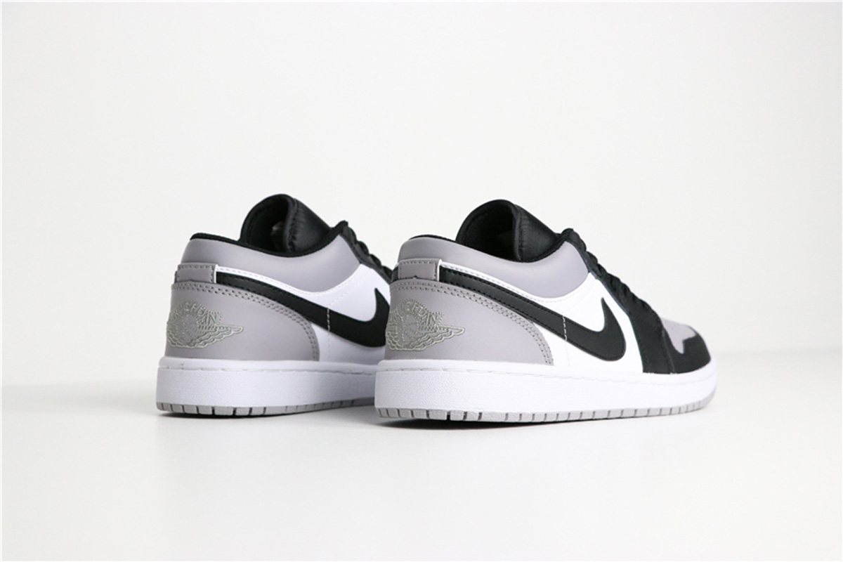 air jordan 1 low gray and black