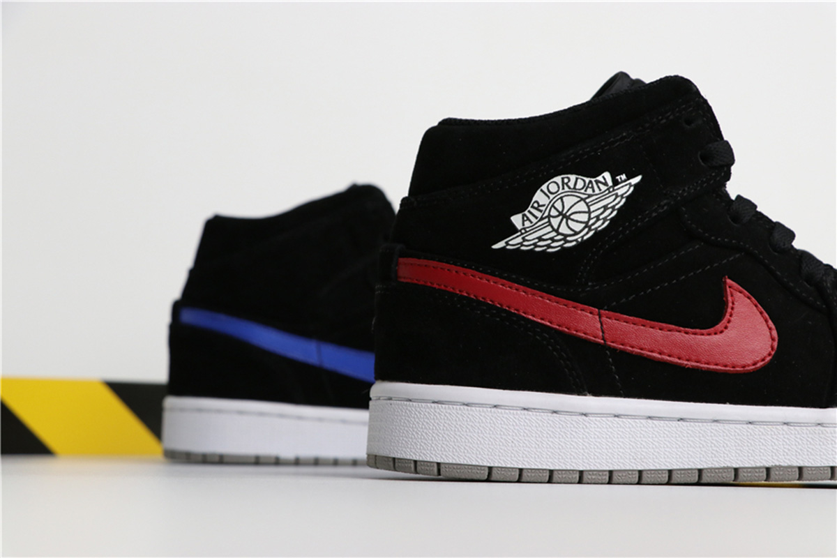 black university red jordan 1