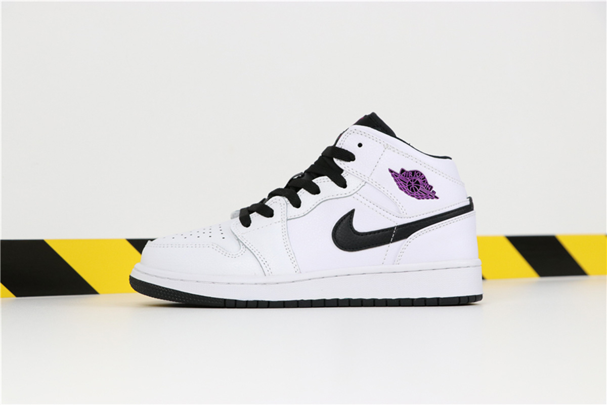 jordan 1 white and purple