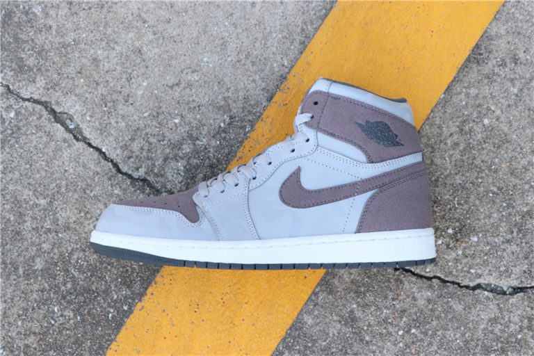 Newest Air Jordan 1 Retro High Camo Pack Wolf Grey/Dark Grey-White [AIRJORDAN0236] - $105.00 