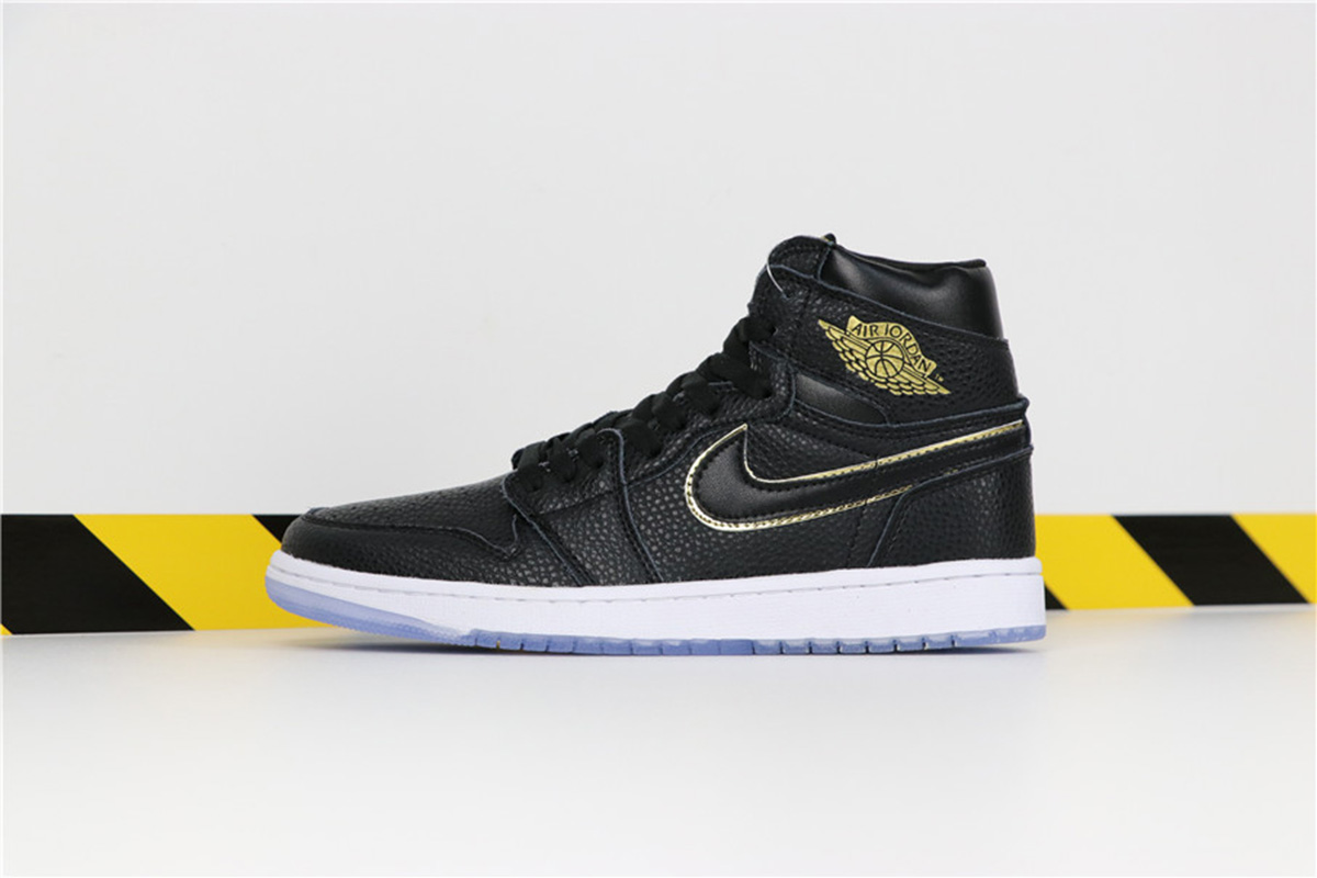 Air Jordan 1 Retro High OG “City of Flight” Black Gold White For Sale – The Sole Line