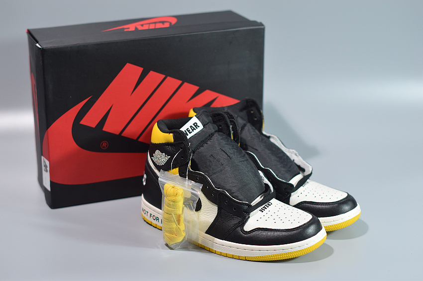 jordan 1 not for resale yellow