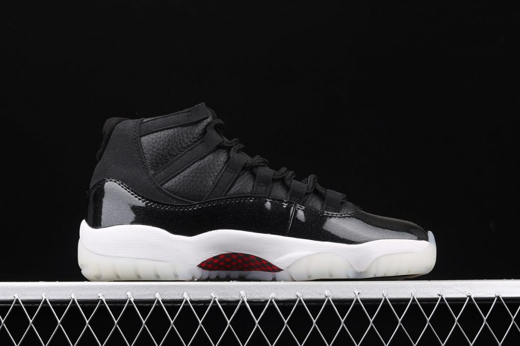 Air Jordan 11 â72-10â² Black/Gym Red-White For Sale â The Sole Line