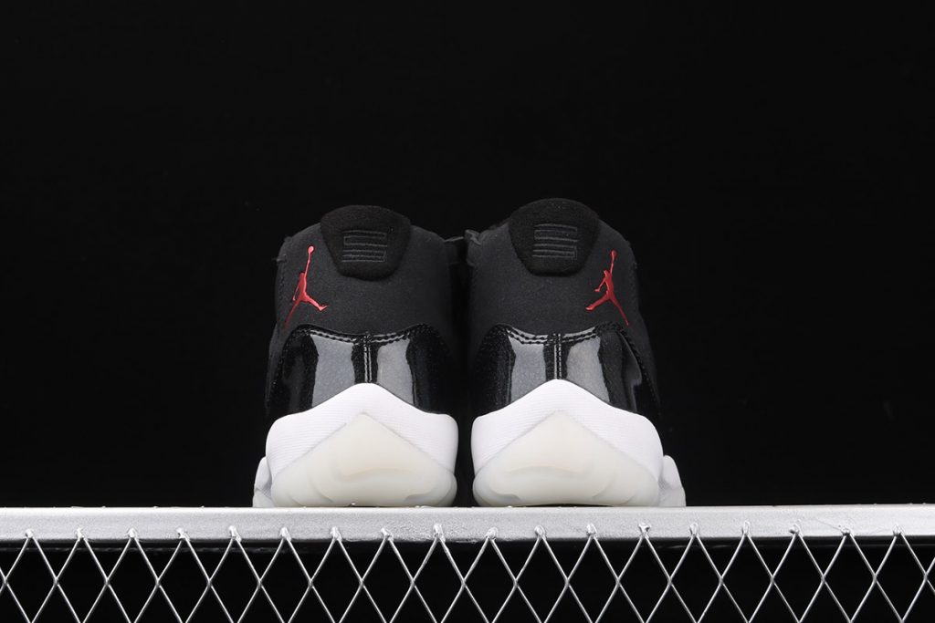 Air Jordan 11 â72-10â² Black/Gym Red-White For Sale â The Sole Line
