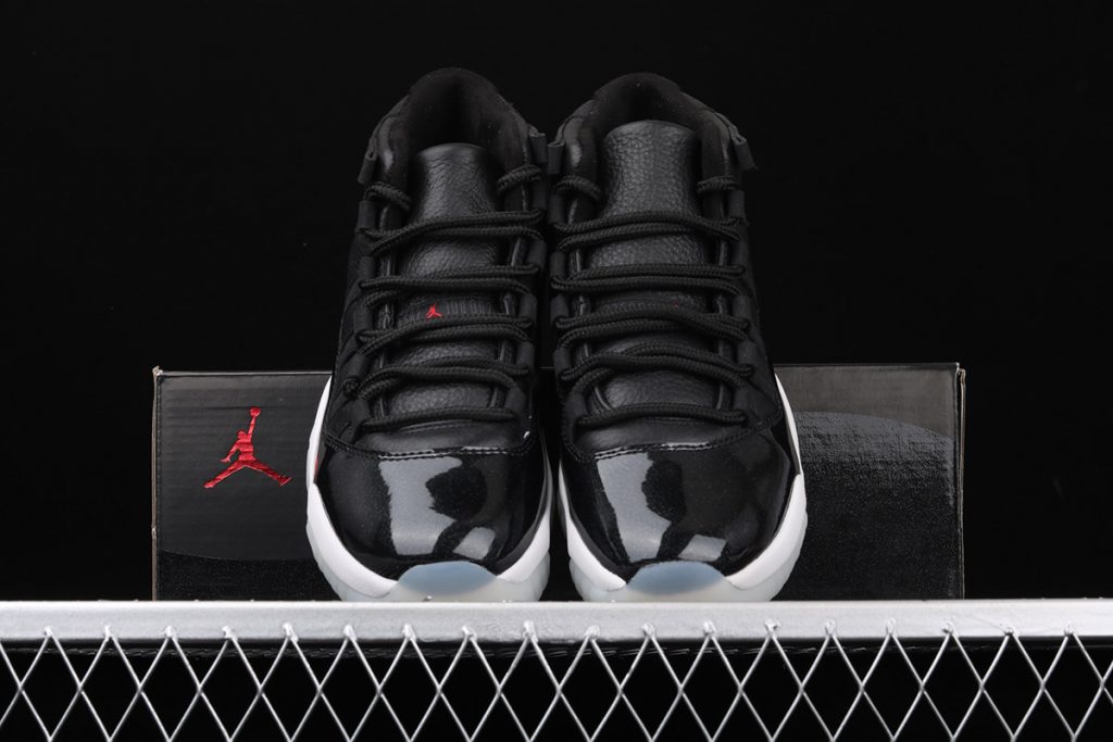 Air Jordan 11 â72-10â² Black/Gym Red-White For Sale â The Sole Line
