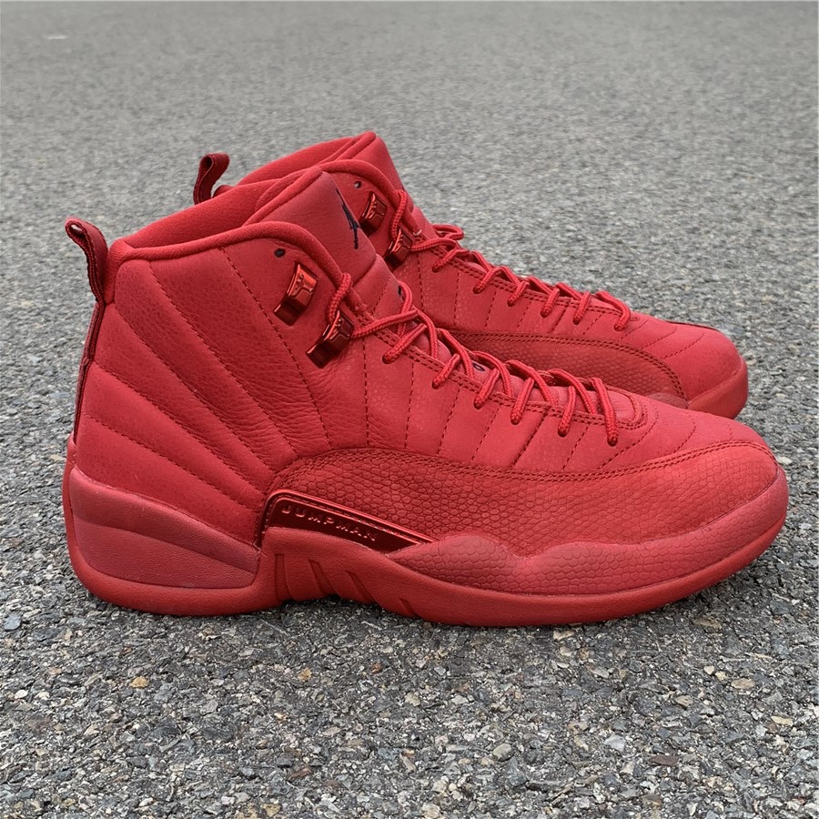 air jordan 12 bulls gym red black