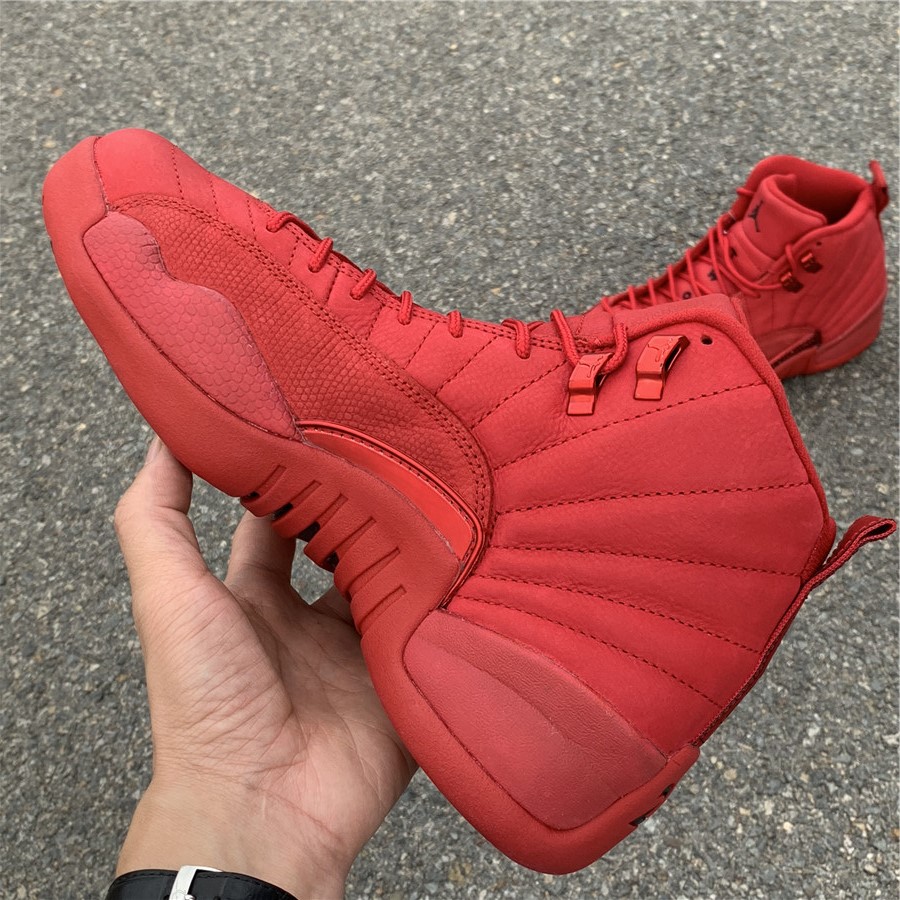 jordan 12 bulls gym red