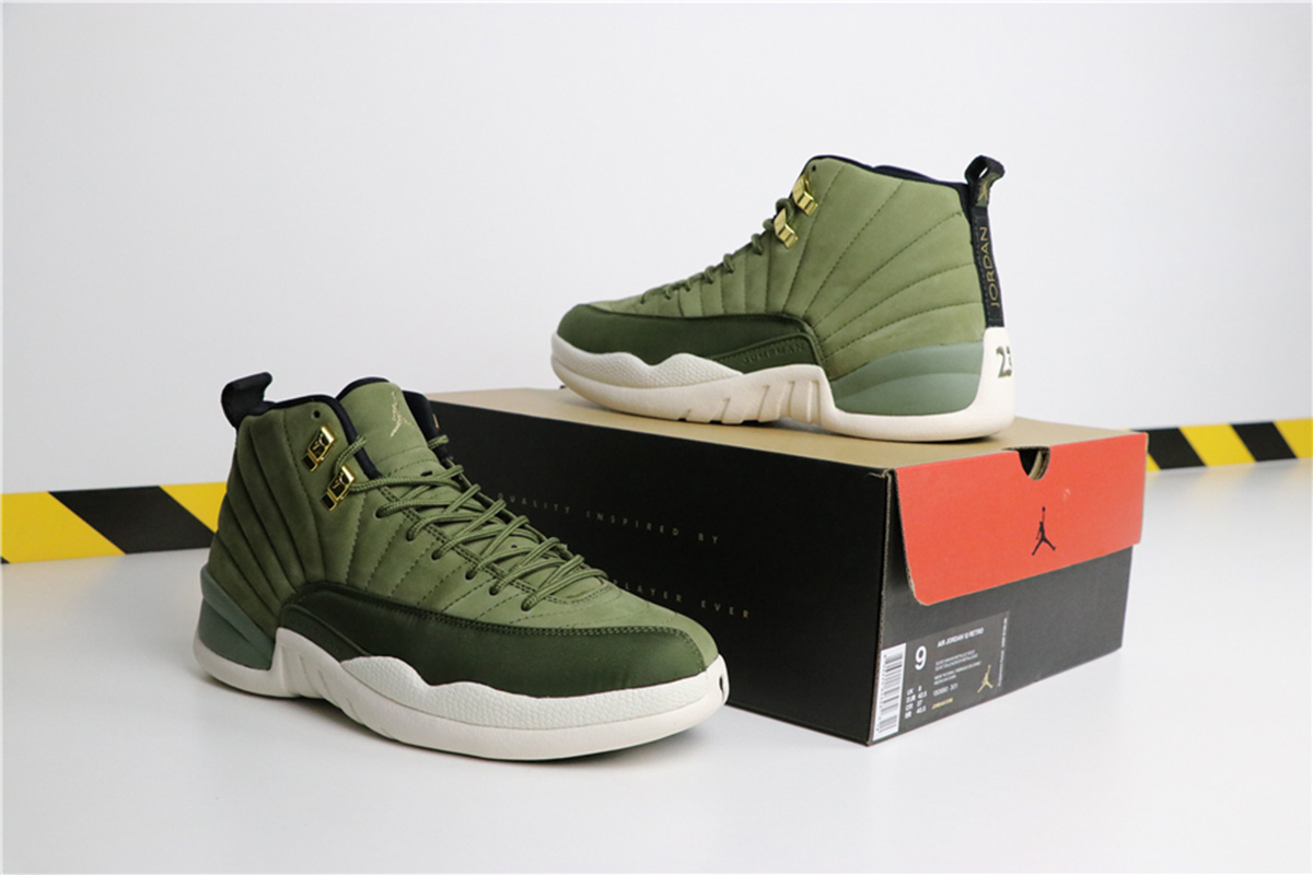 retro 12 cp3 olive canvas