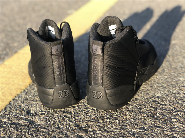 jordan 12 winterized black gs