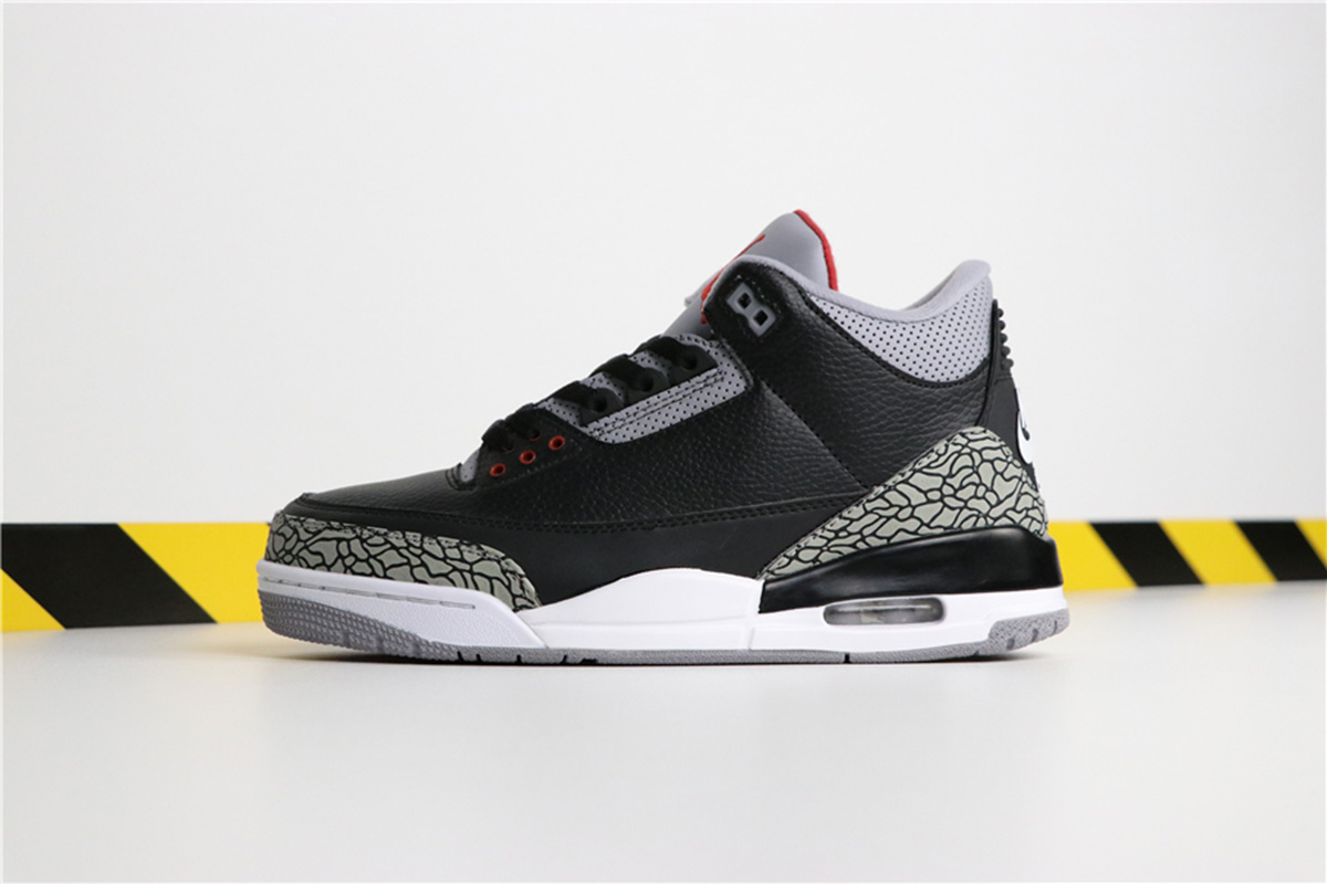 men's air jordan 3 retro og black cement 2018