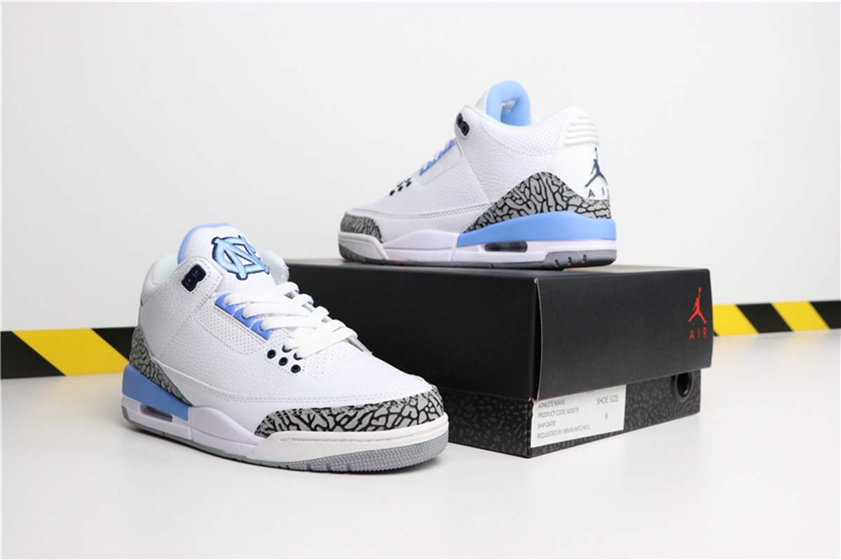 nike air jordan 3 unc