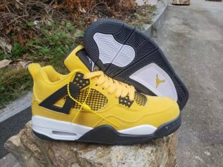 jordan 4 grey yellow