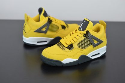 jordan 4 grey blue yellow